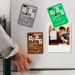 Personalisierte 2025 Bachelor-Hut musikalische Noten Spieler Kühlschrank Magnet mit Foto und Name Home Decor Graduierung Geschenk für Absolventen Freunde