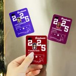 Personalisierte 2025 Bachelor-Hut musikalische Noten Spieler Kühlschrank Magnet mit Foto und Name Home Decor Graduierung Geschenk für Absolventen Freunde