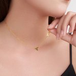 Pendentifs 1-5 coeur personnalisés Collier familial avec nom gravé Anniversaire Anniversaire Fête des mères Cadeau pour femmes