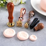 Sello personalizado de cerámica con nombre e inicial de latón regalo de cumpleaños para los amantes de la artesanía alfareros