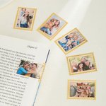 Personalized Photo Frame Design Metal Bookmark Clip with Photo Birthday Mother's Day Father's Day Reading Aid Gift for Family Bookworms