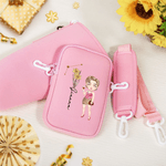 Bolsa de transporte de botellas de agua personalizada con flores del zodiaco y personajes de dibujos animados para vasos Stanley de 40 oz con correa ajustable Regalo del Día de la Madre para mamá