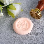 Sello personalizado de cerámica con nombre e inicial de latón regalo de cumpleaños para los amantes de la artesanía alfareros