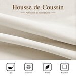 Housse de Coussin Personnalisée avec Initiale Nom et Motif d'Animal Style Nuages Étoiles Cadeau Fête des Mères pour Nouvelle Maman Enfant