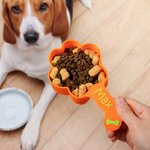 Personalisierter Mehrfarbiger Pfotenform Hundefutter Löffel mit Hundefoto Namen Tiernahrung Löffel Schaufel Haustier Party Geschenk für Hundebesitzer