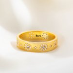 Henkilökohtainen Shining Star Zirkoni sormus kaiverrettu nimi hieno korut häät syntymäpäivä äitienpäivä lahja hänelle