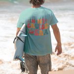 Personalisierte In My Cruise Era 100% Baumwolle Kind Erwachsenen-T-Shirt mit Namen Strand Urlaub Reise Geschenk für Kreuzfahrt-Liebhaber