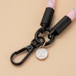 Personalisierte Multicolor Universal einstellbar Crossbody Telefon Lanyard mit Patch-Pad und Name Outdoor-Reisezubehör Geschenk für Familie Freunde