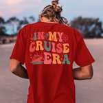 Personalisierte In My Cruise Era 100% Baumwolle Kind Erwachsenen-T-Shirt mit Namen Strand Urlaub Reise Geschenk für Kreuzfahrt-Liebhaber