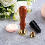 Sello personalizado de cerámica con nombre e inicial de latón regalo de cumpleaños para los amantes de la artesanía alfareros