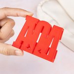 Personalisierte Multicolor 3D gedruckt Sorority griechischen Buchstaben Gürtel und Tasche PLA Charme Bid Day Schwesternschaft Geburtstag Geschenk für Schwestern Freunde