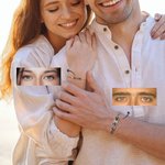 Personalised Adjustable Human Eyes Photo Bracelet Birthday Valentine's Day Anniversary Gift for Women Men