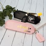 Personalized EpiPen Insulin Medical Case with Allergy Keychain Tag and Text Back to School Christmas Gift for Allergy Sufferers