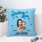 Funda de cojín personalizada con nombre y título Día de la Madre Cumpleaños Cálido regalo de decoración para mamá