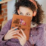 Personalized Tree of Life Family Reunion PU Leather A5 Notebook Cover with Name and Year Mother's Day Birthday Gift for Family