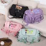 Personalizada de dibujos animados de béisbol mamá helado goteo de fin de semana Bolsa con correa para el hombro Cumpleaños Día de la Madre de regalo para las mujeres amantes del béisbol