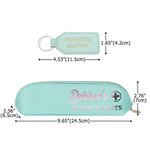 Personalized EpiPen Insulin Medical Case with Allergy Keychain Tag and Text Back to School Christmas Gift for Allergy Sufferers