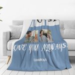 Personalisierte Mama 1-6 Fotos weiche Decke mit Namen und Text Multicolor Home Decor Muttertag Geburtstag Geschenk für Mama