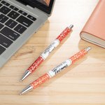 Personalisierte farbigen Marmor Zusammensetzung Buch Design einziehbaren Kugelschreiber mit Namen Satz von 2 zurück zu Schule Wertschätzung Geschenk für Lehrer Student