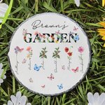 Personalizado Jardín de Mamá 1-8 Nacimiento Flores Nombres Losa de Piedra Decoración del Hogar Día de la Madre Cumpleaños Regalo para Mamá Abuela