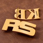 Personalized Monogram Initials Belt Buckle Set Minimalism Accessories Father's Day Valentine's Day Retirement Birthday Gift for Men