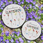Personalizado Jardín de Mamá 1-8 Nacimiento Flores Nombres Losa de Piedra Decoración del Hogar Día de la Madre Cumpleaños Regalo para Mamá Abuela