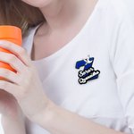 Personalizada Griego Letra Zeta Paloma Sororidad Nombre Magnético Insignia Reunión Social Orgullo Accesorios Regalo para Hermanas Grupo de Miembros