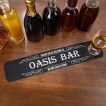 Personalisierte Vintage No-Slip Bar Matte Home Bar Pub Accessoire Vatertag Geburtstag Geschenk für Bartending Liebhaber Männer