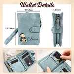 Personalized Classic Winnie the Pooh Leather Tri-folded Wristlet Wallet with Name and Card Holder Graduation Birthday Gift for Family Friends