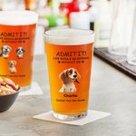 Gepersonaliseerd Geef toe dat het leven saai zou zijn zonder mij 1-4 cartoon huisdieren 16 oz pint bierglas met namen verjaardag housewarming gift voor huisdierliefhebber
