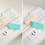 Etiqueta acrílica multicolor personalizada con anilla de acero inoxidable o cuerda de plástico Mochila Accesorios de viaje Regalo de cumpleaños para estudiantes Viajeros