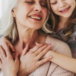 Personalized Sterling Silver Heart Women Stacking Rings with Engraved 2-5 Names Family Jewelry Mother's Day Birthday Gift for Mom Grandma