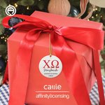 Personalized Greek Letters Sorority Christmas Ornament with Text Tree Decor Graduation Gift for Sisters Friends | Callie × Affinity Licensing