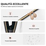 Borsa per trucco in pelle PU personalizzato con gatto e nome impermeabile e ampia essenziali da viaggio regalo di compleanno per donne