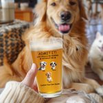 Gepersonaliseerd Geef toe dat het leven saai zou zijn zonder mij 1-4 cartoon huisdieren 16 oz pint bierglas met namen verjaardag housewarming gift voor huisdierliefhebber
