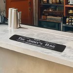 Personalisierte Vintage No-Slip Bar Matte Home Bar Pub Accessoire Vatertag Geburtstag Geschenk für Bartending Liebhaber Männer