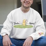 Personalized Mama Bear Classic Winnie the Pooh Sweatshirt with Name Mother's Day Birthday Gift for Mom Grandma Auntie Family