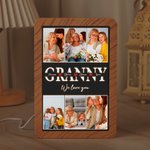 Marco de Fotos LED Personalizado We Love You con 1-7 Nombres Día de la Madre Aniversario Cumpleaños Regalo para Mamá Abuela