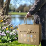 Personalized Classic Winnie the Pooh Honey Balloon Large Jute Tote Bag with 1-12 Names Mother's Day Birthday Gift for Mom Grandma