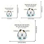 Personalized You're My Penguin Heart-shaped Building Brick Puzzles Valentine's Day Anniversary Gift for Couple
