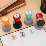 Personalized Well Done Great Job Portrait Self-Inking Teacher Stamp with Text Teacher's Day Thank You Motivational Gift for Teachers