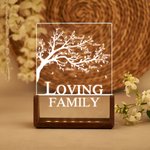 Gepersonaliseerd familie leven boom acryl LED nachtlampje met 1-12 namen Home Decoratie verjaardag Moederdag vakantie cadeau voor familie kinderen