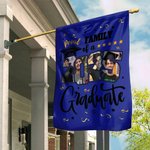 Personalizado Multicolor 2025 Graduación 4 Fotos Bandera de Jardín con Nombre Fiesta de Graduación Decoración Regalo para Graduados