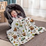 Set de manta con nombre para recién nacido Baby Shower Gift