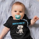 Personalizado 3D Cartoon 1-4 Mascotas 100% Algodón Bebé Body con Nombres Baby Shower Cumpleaños Regalo para Niños Niñas Recién Nacidos