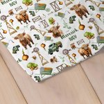 Set de manta con nombre para recién nacido Baby Shower Gift