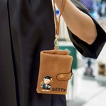 Personalisierte Graduierung Bär 3D Bubble Name PU-Leder Brieftasche mit Kartenschlitzen und Armband Geburtstag Graduierung Geschenk für Klasse von 2025 Absolventen