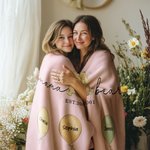 Personalized Classic Winnie the Pooh Honey Balloon Soft Throw Blanket with Names Multicolor Home Decor Birthday Mother's Day Gift for Mom Grandma