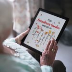 Personalized This Mom's Garden Belongs To 1-12 Birth Flowers Frame Painting with Names and Title Birthday Mother's Day Gift for Mother Grandma