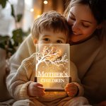 Gepersonaliseerd familie leven boom acryl LED nachtlampje met 1-12 namen Home Decoratie verjaardag Moederdag vakantie cadeau voor familie kinderen